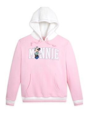Disney Minnie Mouse Pink Hoodie with White Hood